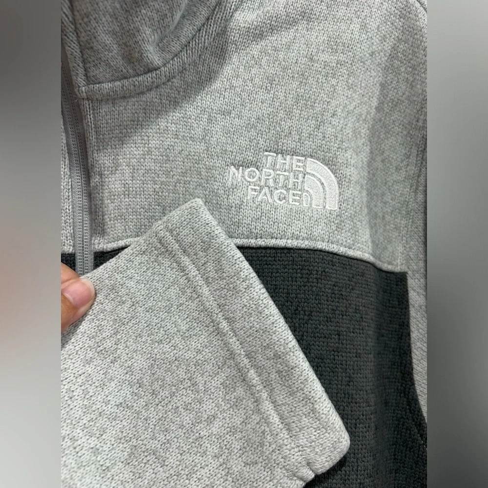 The North Face Men's Large Gordon Lyons Full Zip Grey Heather NWT Fleece
